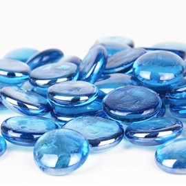 Greenbrier Intl Crafters Square Aquamarine Glass Accent Gems, 2-14-oz. Bags