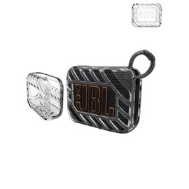 Protective TPU Cover for JBL Go 4 Portable Bluetooth Speakers - Shockproof, Dustproof, and Waterproof for Worry-Free Use Anywhere,Transparent
