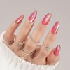 CloudTrip 30 Uñas Postizas Almendradas a Presión - Uñas de