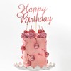 Arthsdite Arthsdite Happy Birthday Cake Topper, Happy Birthday Cake Picks,