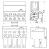 Willwewon 5 Sets 4-Pin 15EDGRK 3.81 mm/0.15 Inch Pitch PCB