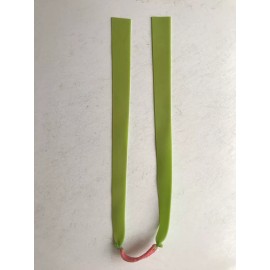 Universal Flat Green Slingshot Replacement Band - Fits Tubular slingshots