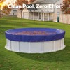18 FT Round Pool Cover, [ 2025 Upgraded ] Above