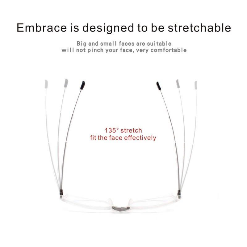 DBEFTLI Folding Reading Glasses - Foldable Portable Readers For Men