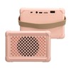 Mini Karaoke Machine with 2 Wireless Microphones Portable Bluetooth Speaker