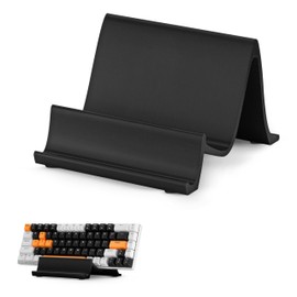 BRAINWAVZ Desktop Keyboard Stand Holder - Minimal, Modern Wave Design for Display & Safe Storage for All Gaming, Home & Office Keyboards, Safe & Secure Non-Slip Rubber Feet (DK07)