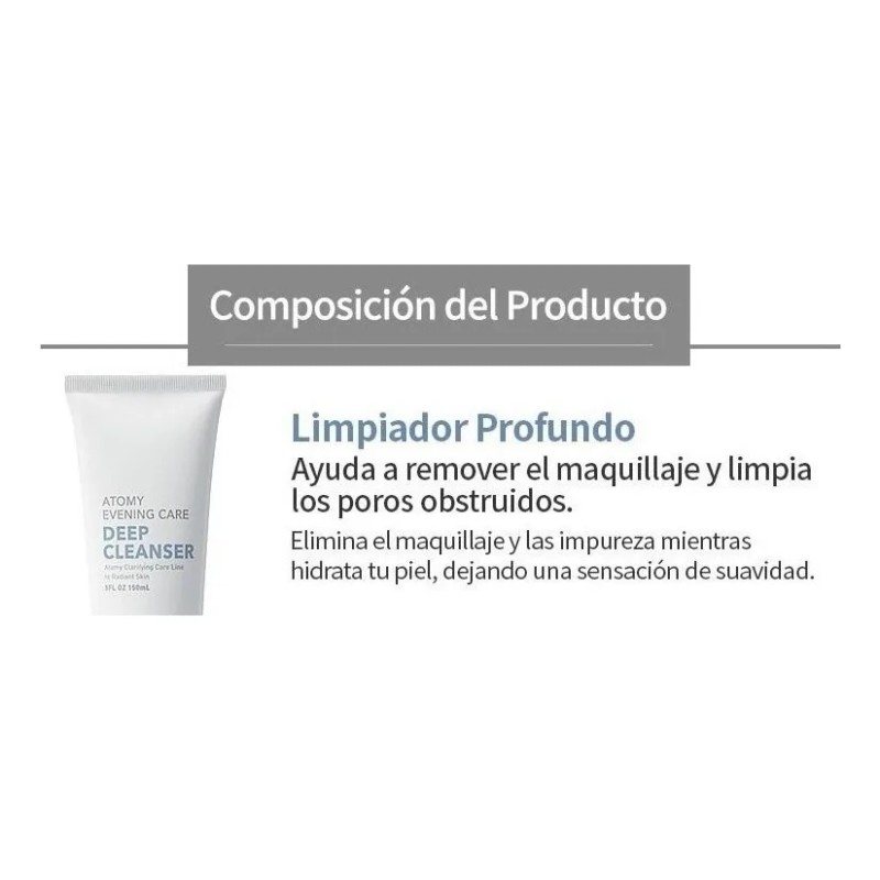 Atomy Kit De Limpieza Facial Coreana 4 Pasos