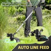 20V Cordless String Trimmer, 2.0Ah Battery Powered with Fast Charger,