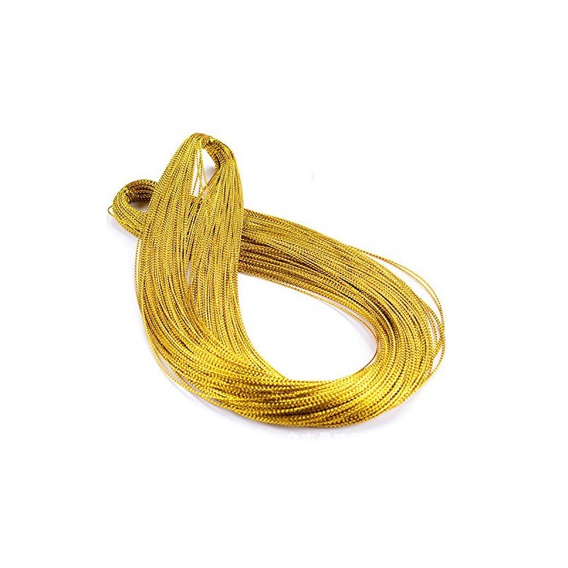 328 Feet Gift Tags String Hang Tags Rope (Gold)