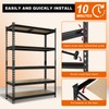 BIG RED Storage Shelving Unit, 5-Tier Adjustable, Heavy Duty Metal