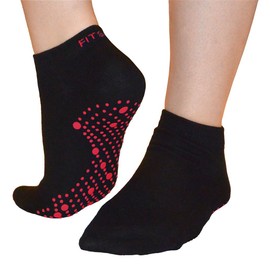 Pilates, Yoga, Martial Arts, Gym, Dance, Bar, Anti-Slip/Non-Slip, Falls Prevention, black / red