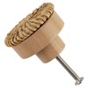 CHEUKYIU Pack of 12 40 x 30 mm Rattan Wood