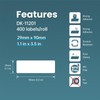Compatible Address Labels Replacement for DK-1201 (1.1 in x 3.5