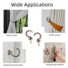 Spritewelry Pack of 4 Screw Hooks C Hanger Hooks Metal