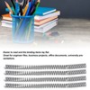 100PCS Binding Spiral 14.3mm Diameter 48 Teeth 4:1 115 Pieces