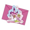 Procos 85675 Small Unicorn Die Cut Invites with Envelopes
