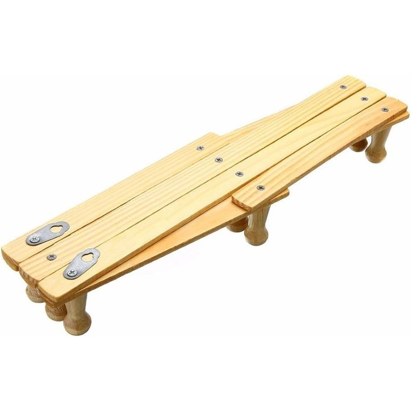 Maestro craft Wooden Wall Hanger, Expandable 10 Peg Coat Rack,