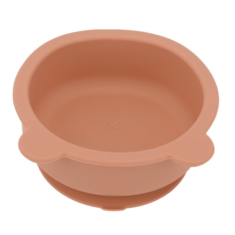 Silicone Baby Bowl Spoon Set with Bottom Suction Cup Ergonomic