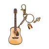 Mini Guitar Model Keychain Function Smoothing Wood Rich Details Miniature