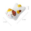 speed mao Cute Cat Ceramic Chopsticks Rest Karatory Set of