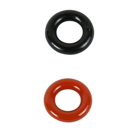 NOLITOY 2pcs Golf Weighted Swing Rings Golf Training Aid Tool for Practice Sturdy Rubber Material for Swing Improvement and Technique Training