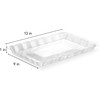Plasticpro Plastic Serving Trays - Serving Platters Rectangle 9X13 Disposable