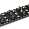 Manfnee Spike Rivet Rivet Leather Punk Gothic Biker Wide Cuff