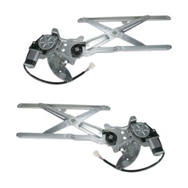 TRQ Front Power Power Window Regulator & Motor Assembly Set Compatible with 1995-2004 Toyota Tacoma TO1350132 TO1351132