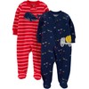 Simple Joys by Carter's Boys' 2-Pack Cotton Footed Sleep and