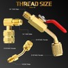 Tujoe 12 Pcs Air Conditioning Refrigerant Compact Ball Valve Coupler