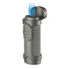 Visol Marlin Butane Triple Flame Windproof Lighter, Refillable, Built-in Punch