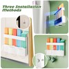 Metal Straw Holder for Cabinet Doors, Magnetic Cup and Straw
