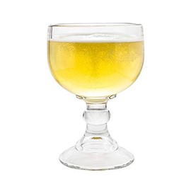 Schooner Beer Glass - 21 Oz Extra Large Goblet Crystal Style ZERO LEAD Shrimp Cocktail, Coronaritas, Margaritas