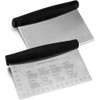 Innoteck Essentials Stainless Steel Dough Scraper - Multi-purpose Kitchen Tool