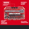 CRAFTSMAN Mechanics Tool Set, 24 Piece, 1/4 Inch Drive SAE