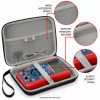 USA GEAR Hard Protective Digital Multimeter Travel Case with Storage