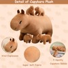 SQEQE Capybara Mommy Plush with 4 Cute Babies Capybara Stuffed