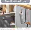 Jizxol Kitchen Roll Holder No Drilling Kitchen Roll Holder Kitchen