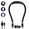 LEDBOKLI Book Light for Reading in Bed, Rechargeable Neck Reading