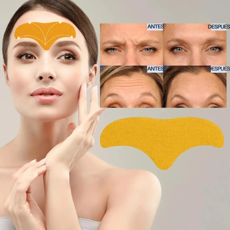 🔥 Parches antiarrugas frente 30pz universo en línea hidratante Vitaminas