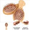 Baluue 2Pcs Wooden Combs Set - Mini Air bag Hair