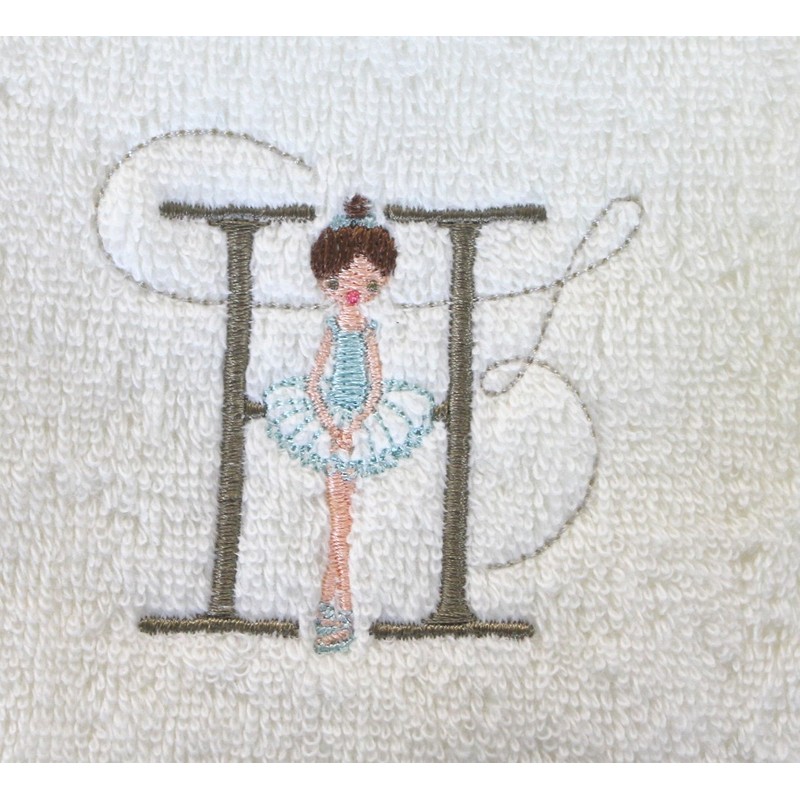 Shinjikatou SKTC142-03 Initial Reloube Towel Square H Pattern