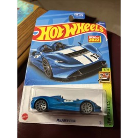 Hot Wheels 2022 Hot Wheels NEW MODEL Blue McLAREN ELVA HW Exotics 203/250 Beautiful WOW