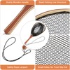 Fly Fishing Net, Soft Mesh Trout Net with Straight Handle,