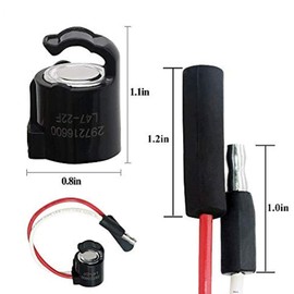 297216600 Refrigerator Defrost Thermostat Replacement Part - Exact Fit for Frigidaire Kenmore Refrigerators/Freezers - Replaces 1483781 216731000 216872200 218673001 218673008