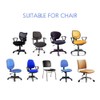Sahgsa Purple Modern Office Chair, 2 pieces, Swivel, Polyester