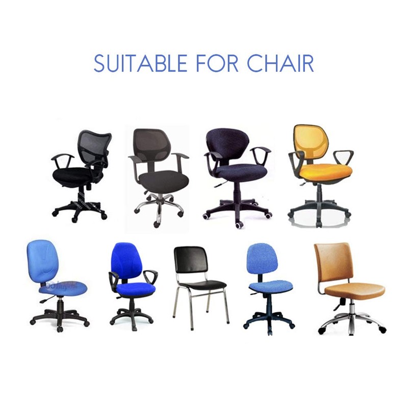 Sahgsa Purple Modern Office Chair, 2 pieces, Swivel, Polyester