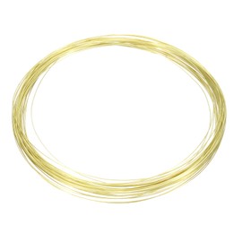 sourcing map 0.2mm/32 gauge Copper Wires for Jewelry Making, 1 Roll Craft 10m Tarnish Resistant Beading Wires for Jewelry Making Supplies(Bright Gold)