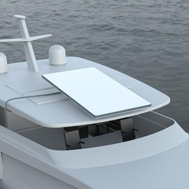 TIUIHU Starlink Gen 3 Mobile Mount, Anti-Theft Car Mounting Kit for Starlink V3 Standard Dishy, Starlink Gen 3 Aluminium Alloy Bracket for Caravans, Trailers and Yachts