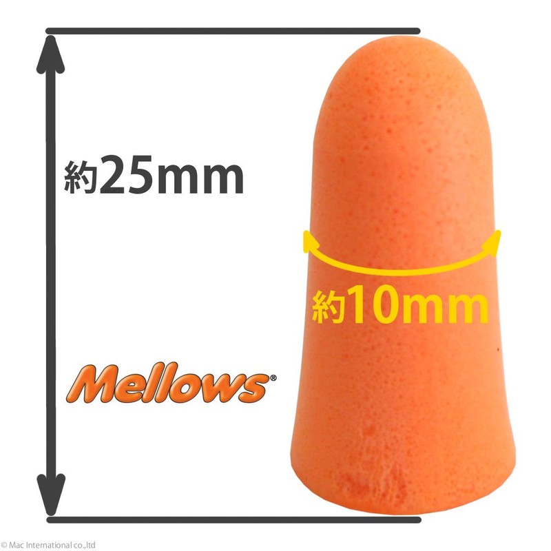 Moldex Cordless Disposable Ear Plugs (Eco - Pack, Includes Case)